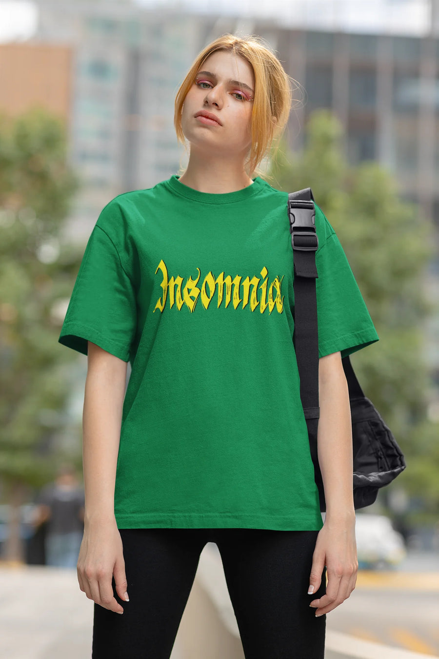 Insomnia | Brutalism | Dropped Sleeve Unisex T-shirt