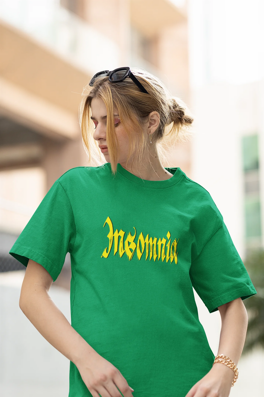 Insomnia | Brutalism | Dropped Sleeve Unisex T-shirt